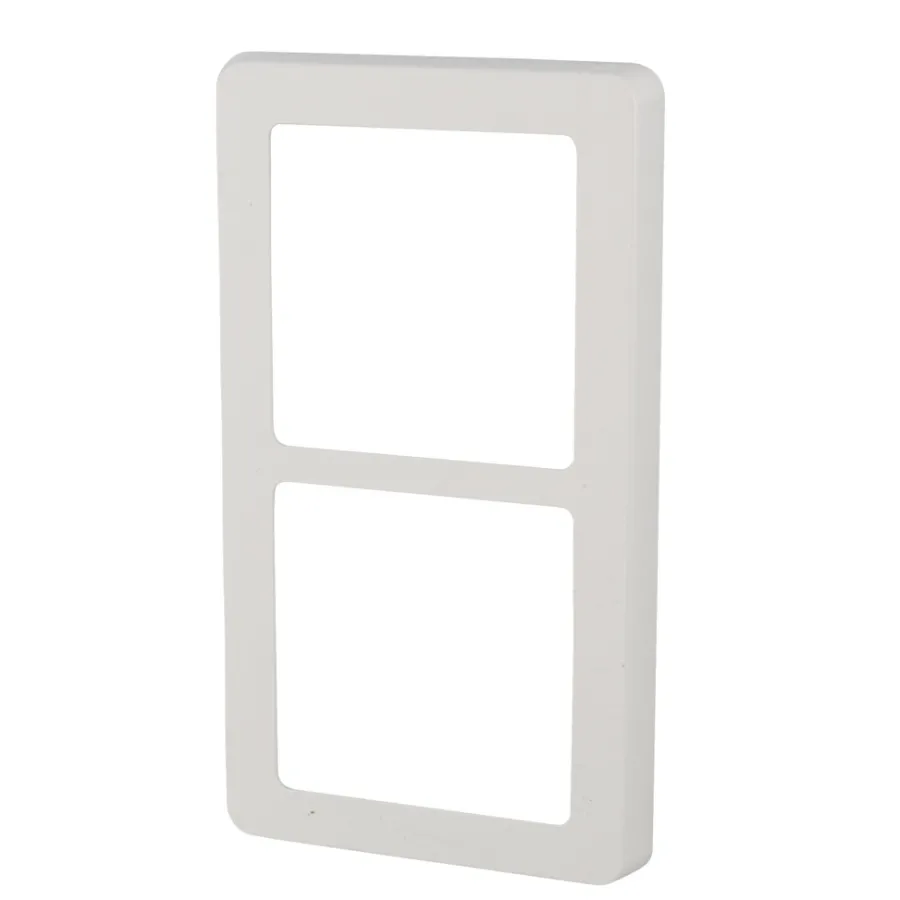 Lauritz Knudsen Tangenter & Rammer Til Stikkontakter|LK FUGA® designramme Base 63 2×1 modul lodret hvid