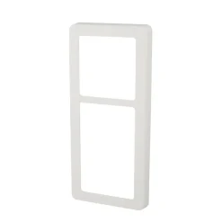 Lauritz Knudsen Tangenter & Rammer Til Stikkontakter|LK FUGA® designramme Base 63 2,5 modul hvid