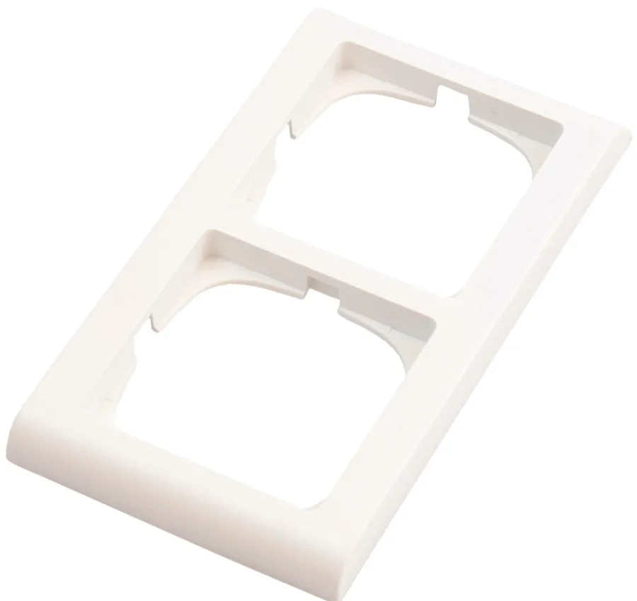 Lauritz Knudsen Tangenter & Rammer Til Stikkontakter|LK FUGA® Softline 63 ramme 2 moduler vandret