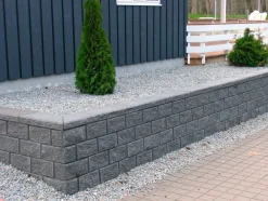 Betongruppen RBR Læ- & Støttemure|Lock-Block topplade grå 40 x 60 x 7 cm