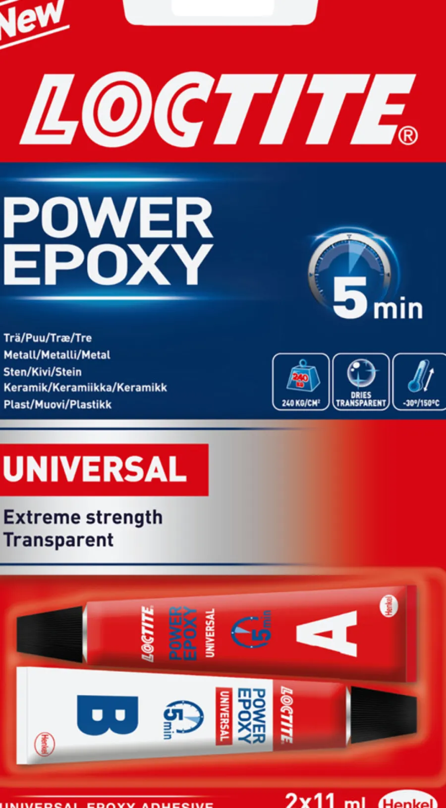 Loctite Montagelim|Epoxylim Universal tubes
