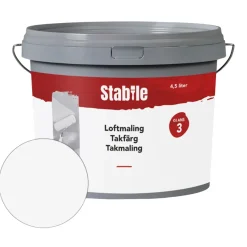Stabile® Loftmaling|Loftmaling glans 3 4,5 liter - Hvid