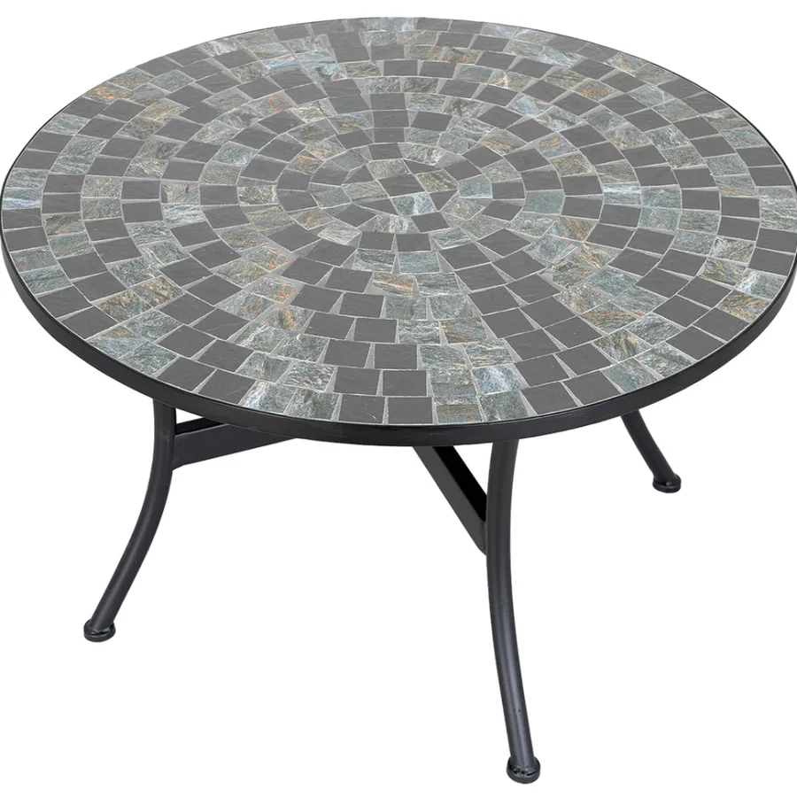 Sunlife® Haveborde|Loungemøbler|Loungebord Rom mosaik Ø76 cm - Multi/sort