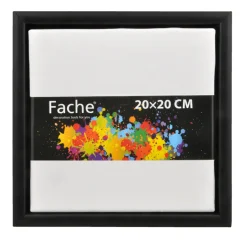 Fache Hobbymaling|Lærred med sort svæveramme 20 x 20 cm