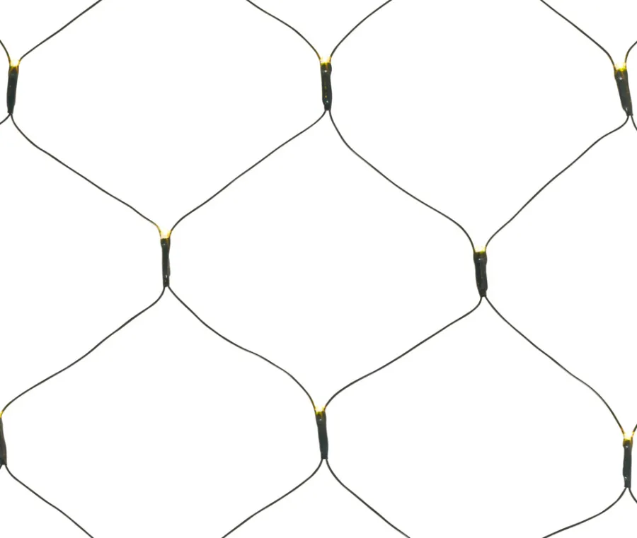 Stemning® Dekorativ Belysning - Udendørs|Lysnet Basis 200 LED m/timer 1,2 x 2 meter