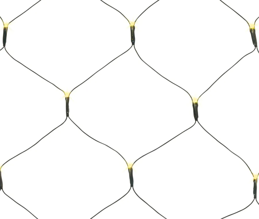 Stemning® Dekorativ Belysning - Udendørs|Lysnet Basis 100 LED m/timer 1 x 1,8 meter