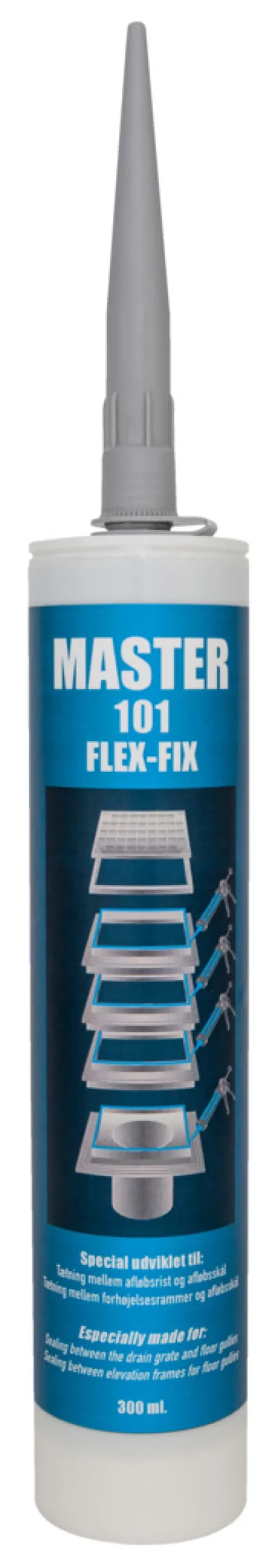 Gulvafløb|Master 101 Flex-Fix tætningsmasse 300 ml