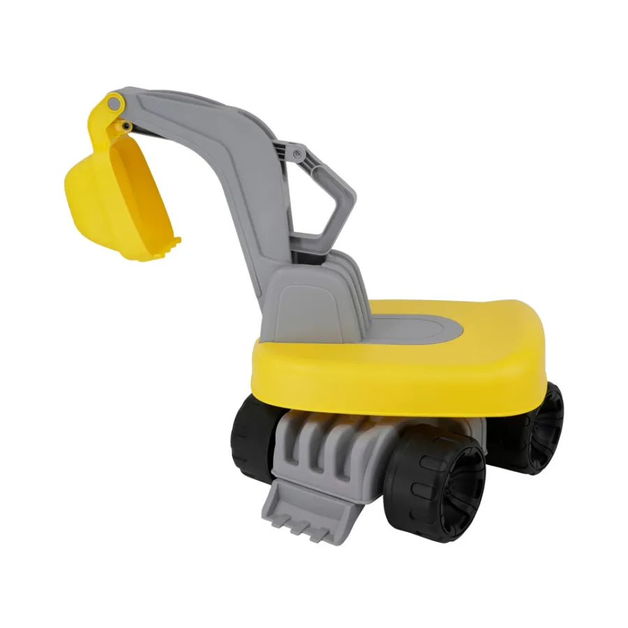 Ud & Leg® Legetøj|Mega gravemaskine 63 cm Gul/grå/sort