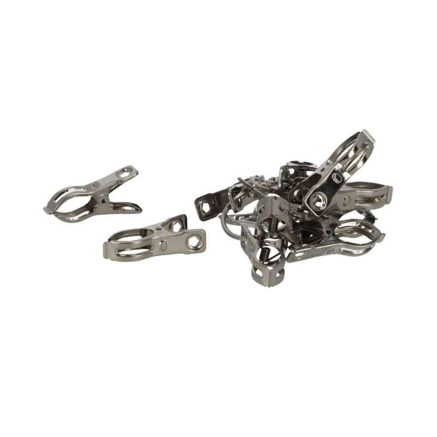Gardenlife Land Bindetråd & Blomsterpinde|Drivhustilbehør|Metalclips i rustfrit stål 12 stk.