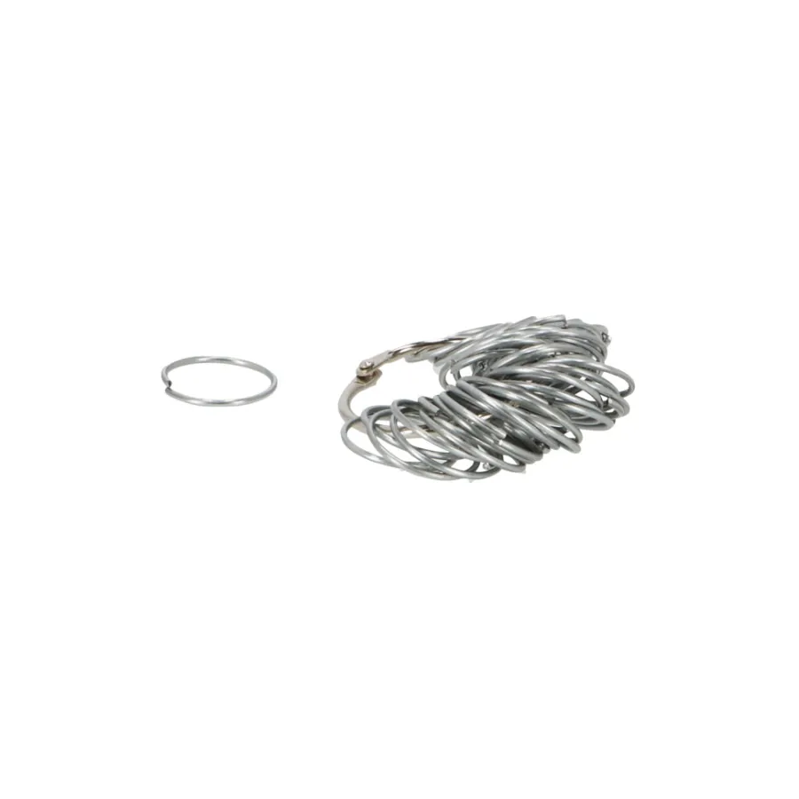Gardenlife Land Bindetråd & Blomsterpinde|Drivhustilbehør|Metalringe galvaniseret 40 stk.