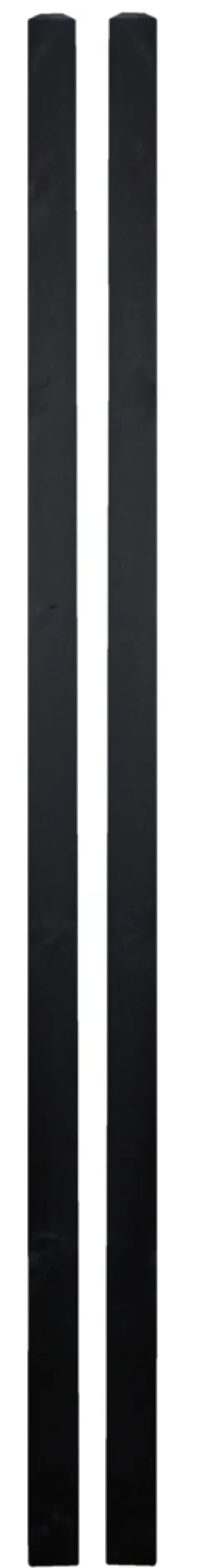 Stolper & Pæle|Multistolpe sort 70 x 70 x 2100 mm