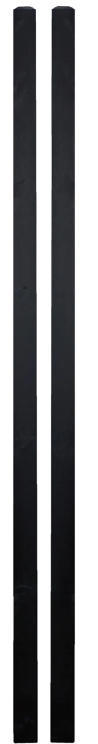 Stolper & Pæle|Multistolpe sort 70 x 70 x 2100 mm