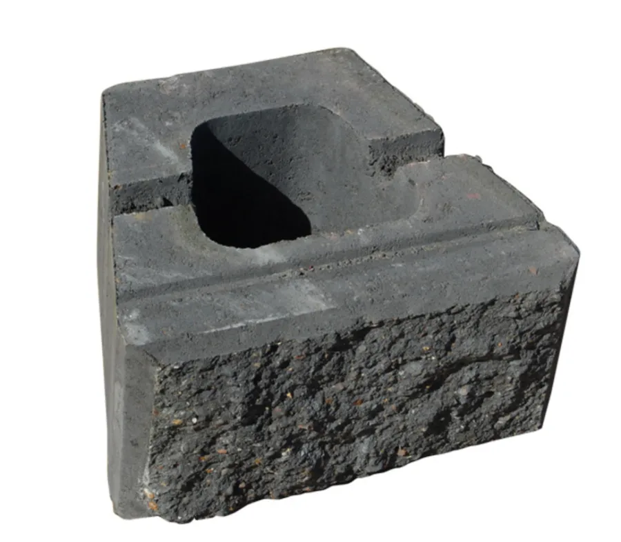 Betongruppen RBR Læ- & Støttemure|Murblok Lock-Block XL koks 30 x 26 x 15 cm