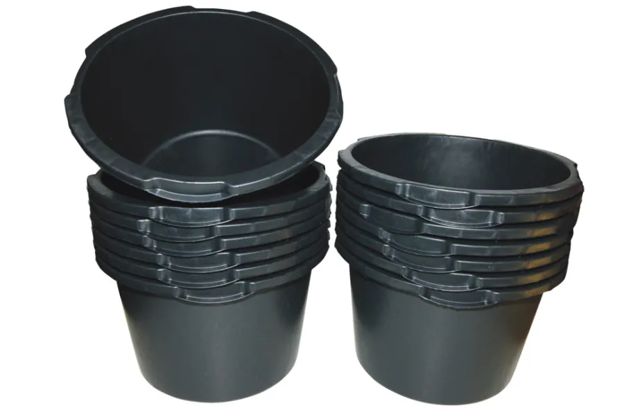 Murerbaljer|Murerbalje rund 45 liter Sort