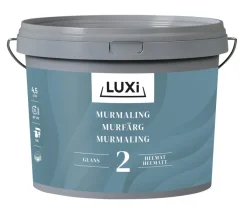 LUXI® Tag-, Mur- & Sokkelmaling|Murmaling 4,5 liter - Kalkhvid