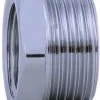 Forkromede|Nippelmuffe forkromet 1/2" x 3/8"