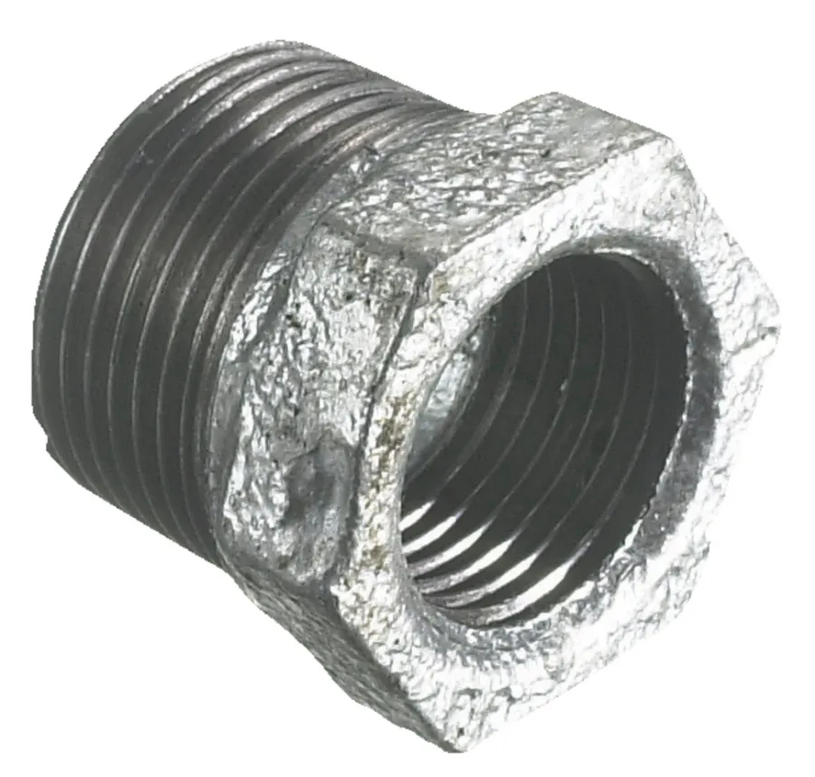 Galvaniserede|Nippelmuffe galvaniseret 3/4" x 1/2"