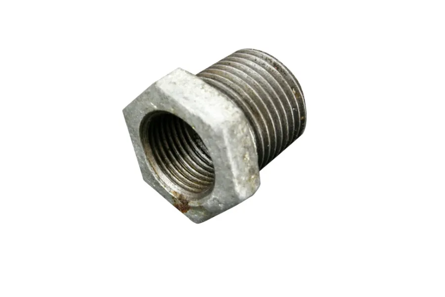 Galvaniserede|Nippelmuffe galvaniseret 1/2" x 3/8"