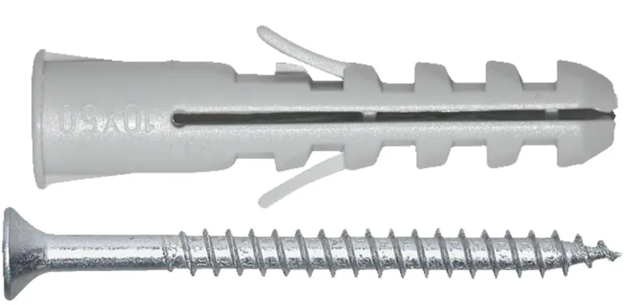 NKT Fasteners Dyvler & Plugs|standarddybel m/skrue 6 x 30 mm 10 stk.