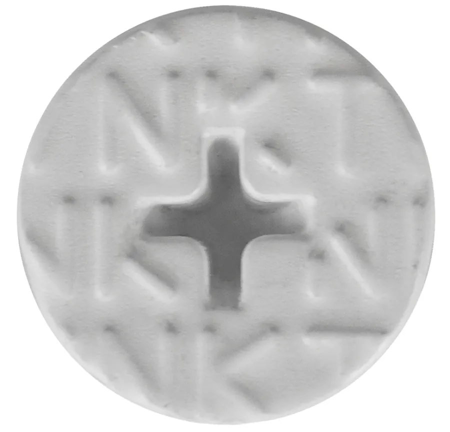 NKT Fasteners Skruer|Loftbeklædning|træbetonskrue 4,2 x 45 mm 200 stk. - Hvid
