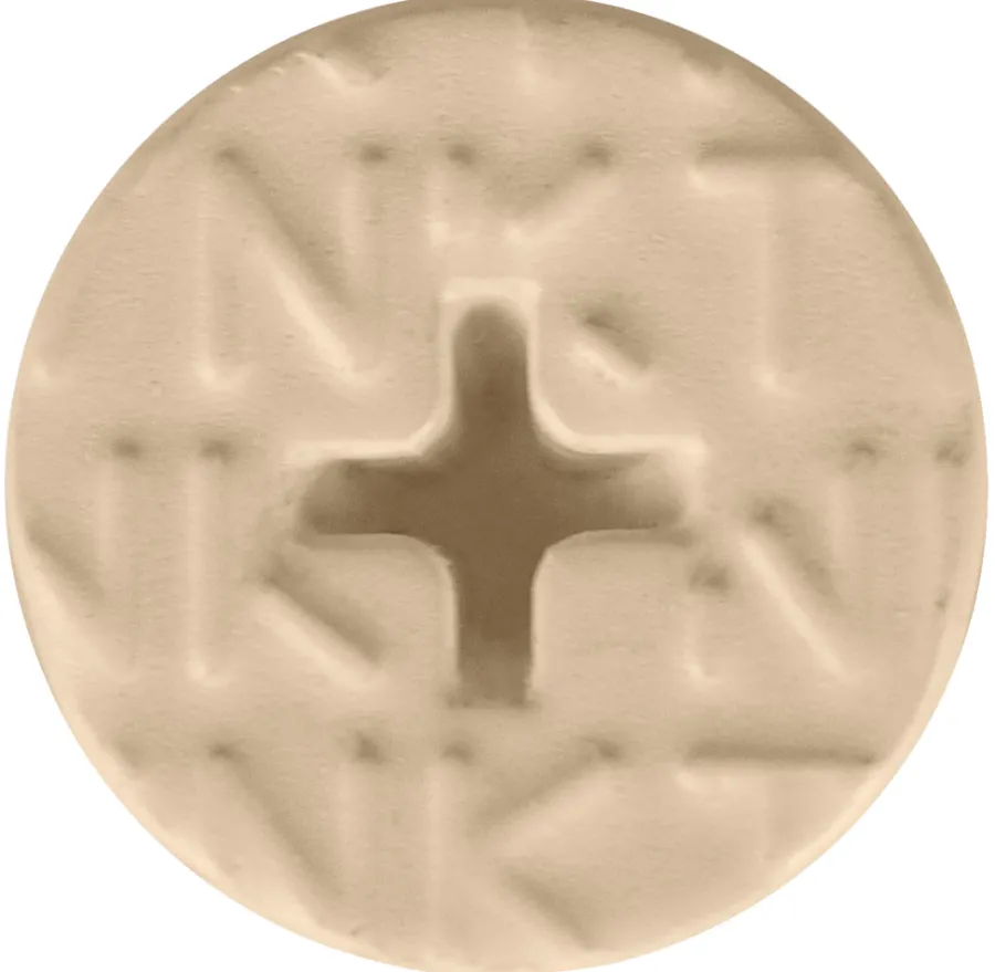 NKT Fasteners Skruer|Loftbeklædning|træbetonskrue 4,2 x 45 mm 200 stk. - Lys natur