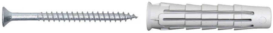 NKT Fasteners Dyvler & Plugs|T6 universaldybel m/skrue 8 x 40 mm 8 stk.