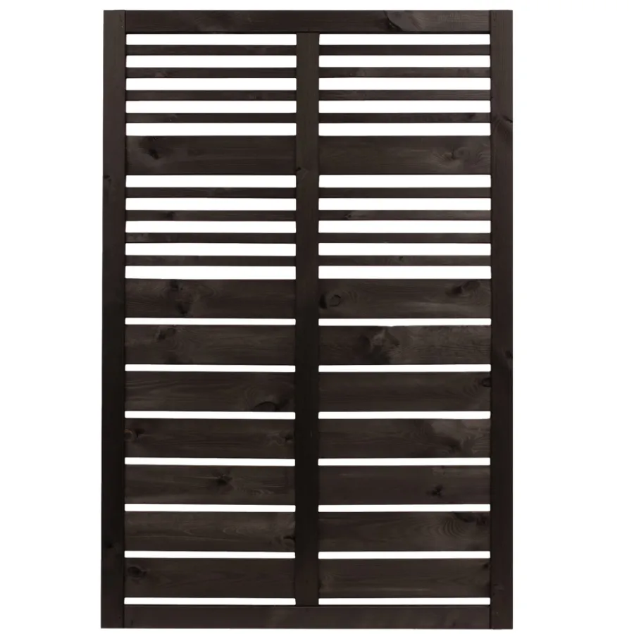 Nordic Fence Havehegn|Linear hegn 120 x 180 cm Sort
