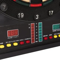 Nordic Games Spil & Underholdning|elektronisk dartskive i dartskab sort