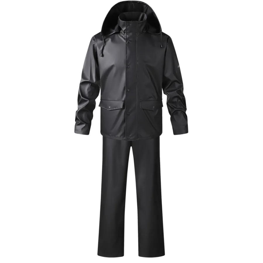 Oak Creek® Beklædning|regntøj unisex str. M sort