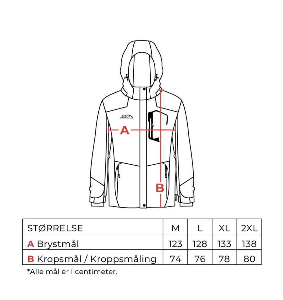 Oak Creek® Beklædning|vinterjakke str. M