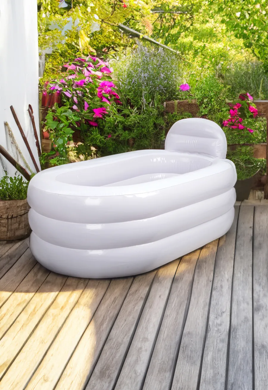 Badekar|Campingudstyr|Oppusteligt badekar 131 x 79 x 67 cm
