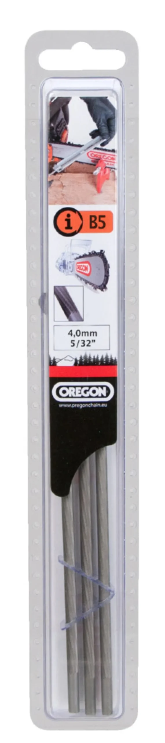 Oregon Motorsave & Kæder|rundfil 4 mm til 3/8" savkæder - 3 stk