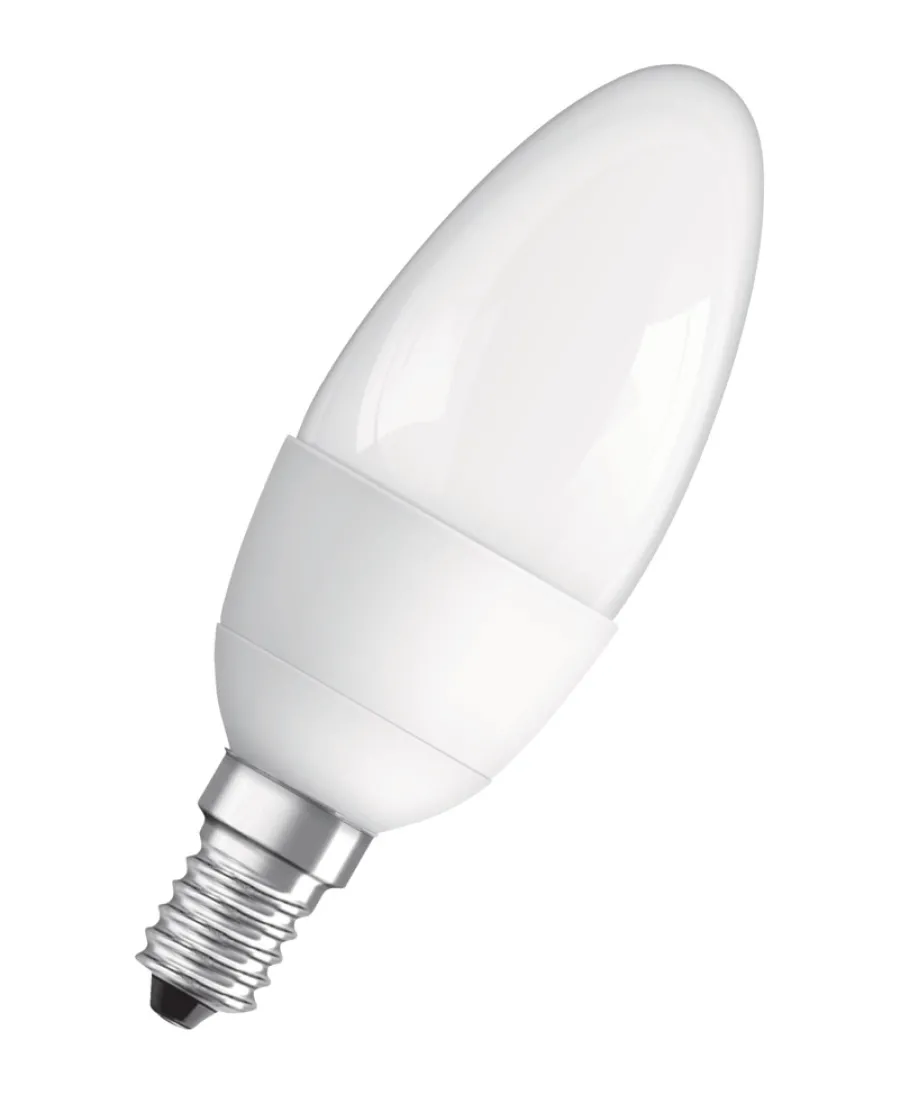 Osram Led-Pærer|LED kertepære E14 4,9 W 3-pk.