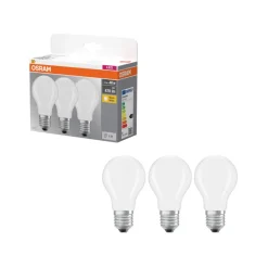 Osram Led-Pærer|LED-pære STD mat E27 4,2 W 3-pk.