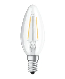 Osram Led-Pærer|LED Star Classic klar kertepære E14 2,5 W