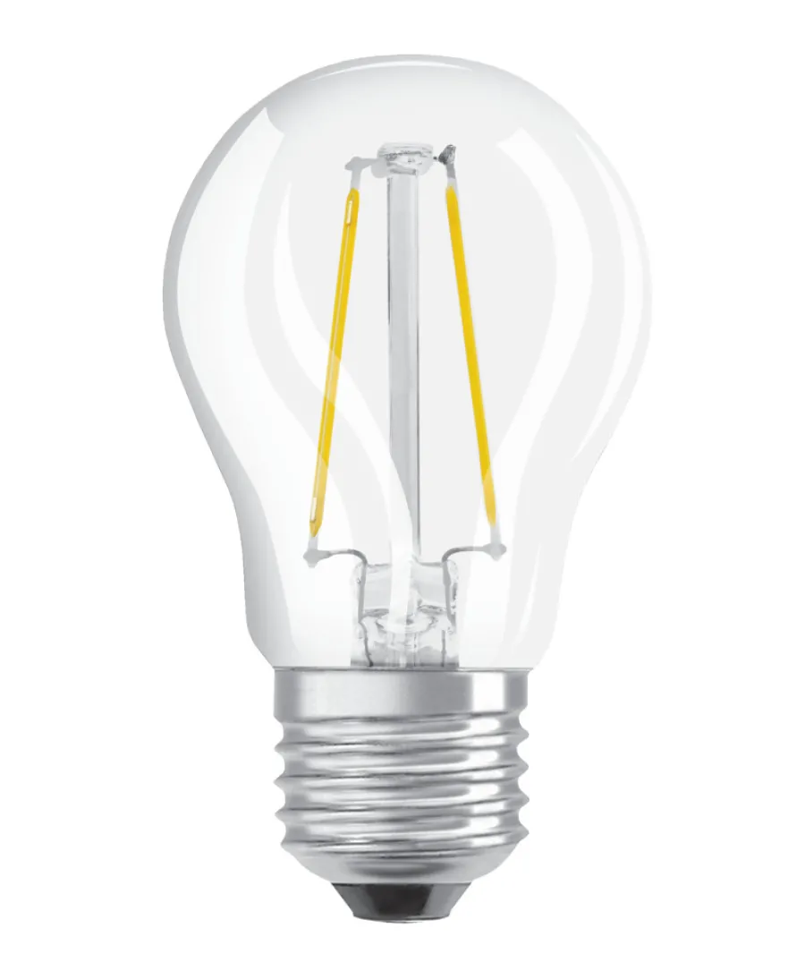 Osram Led-Pærer|LED Star Classic klar kronepære E27 4 W