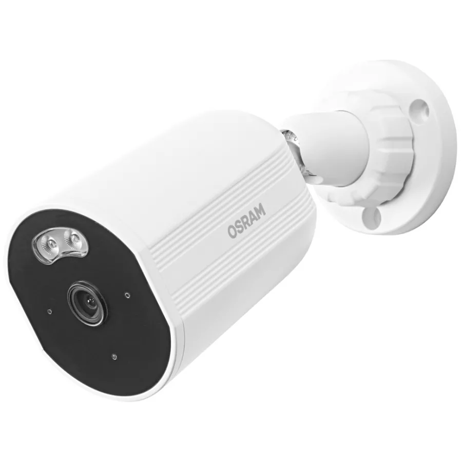 Osram Kameraer|overvågningskamera m/wifi og Smart+ - udendørs Hvid