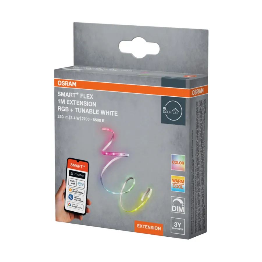 Osram Led-Bånd|Smart Pærer|SMART+ flex extension RGBW 1 meter