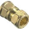 Fittings Til Rør|Overgangsmuffe til kobberrør/PEX 1/2" x 15 mm