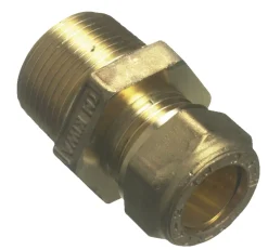 Fittings Til Rør|Overgangsnippel til kobberrør/PEX 1/2" x 10 mm