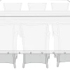 Sunlife® Overtræk Til Parasoller & Havemøbler|Overtræk til havemøbelsæt L220 x B130 x H85 cm -