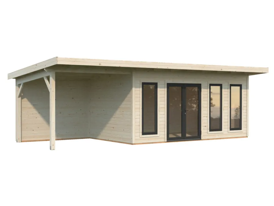 Palmako Bjælkehytter|hytte Aurelia 4 855 x 404 cm