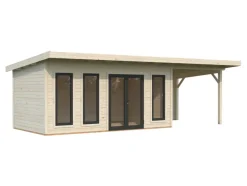 Palmako Bjælkehytter|hytte Aurelia 4 855 x 404 cm