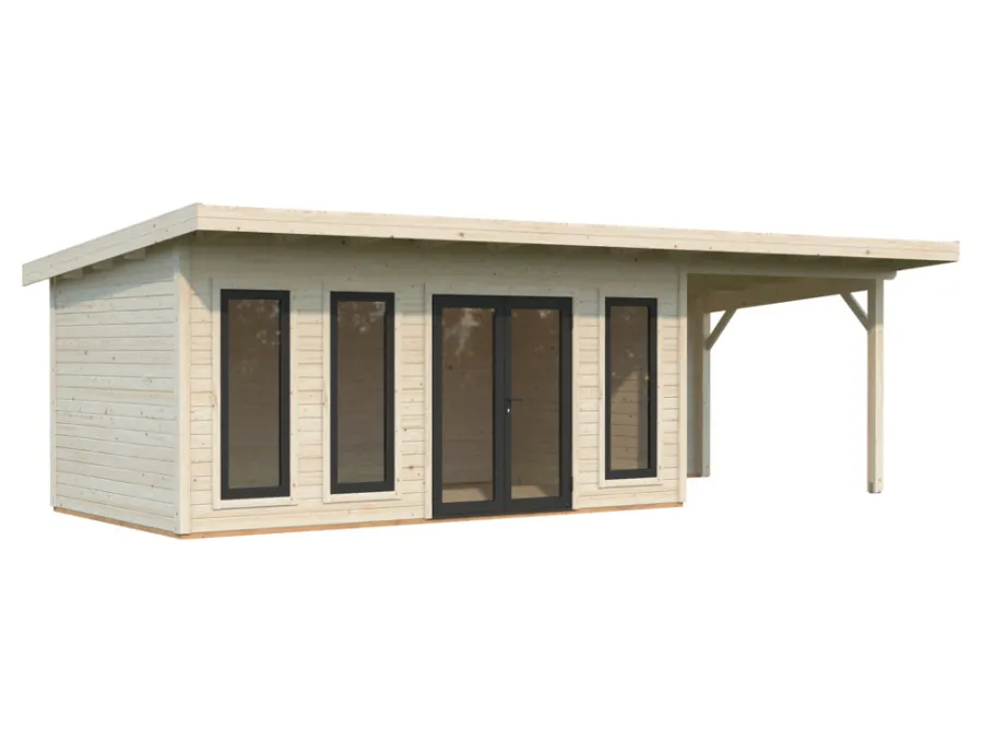 Palmako Bjælkehytter|hytte Aurelia 4 855 x 404 cm