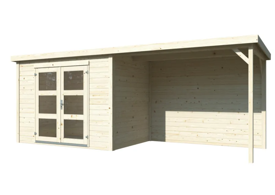 Palmako Redskabsrum|redskabsrum m/pergola Alma 560 x 184 cm