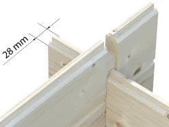 Palmako Redskabsrum|redskabsrum Petra 1 250 x 250 cm