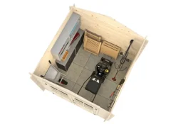 Palmako Redskabsrum|redskabsrum Petra 1 250 x 250 cm