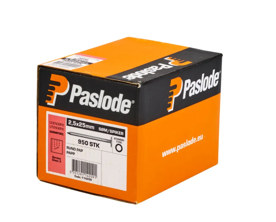 Paslode Søm|Papsøm 2,5 x 25 mm 950 stk. -