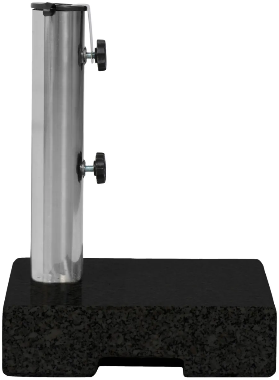 Parasoller & Markiser|Parasolfod halvrund B45 x D28 x H8/30 cm sort