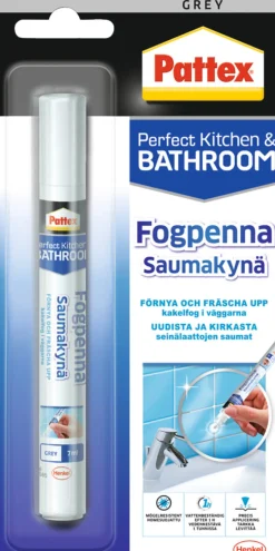 Pattex Rengøringsmidler|Fugepen grå 7 ml